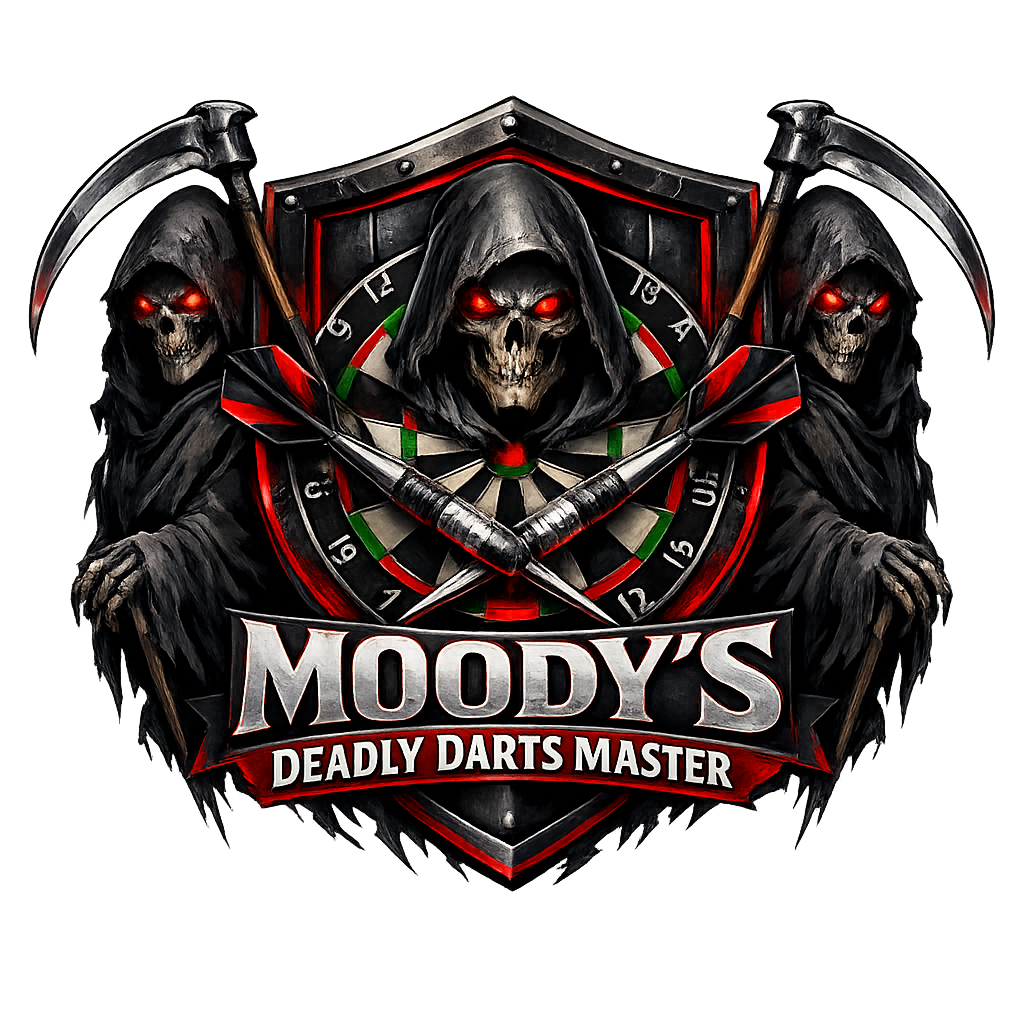 Moody's Deadly Darts Master reaper crest